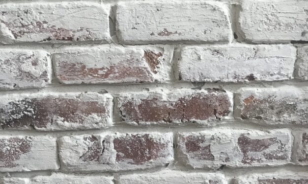 How to German Schmear a Brick Fireplace