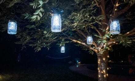 Dollar Store DIY Solar Mason Jar Lantern