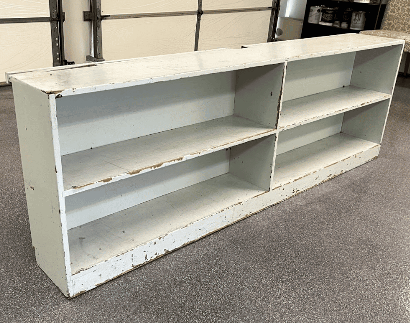 painted bookcase