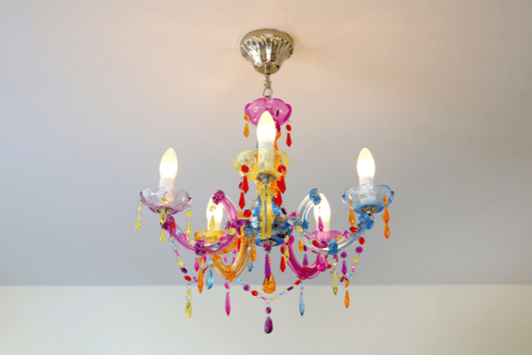 colorful chandelier