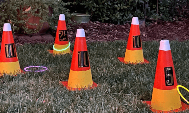 Games for Halloween: Candy Corn Ring Toss