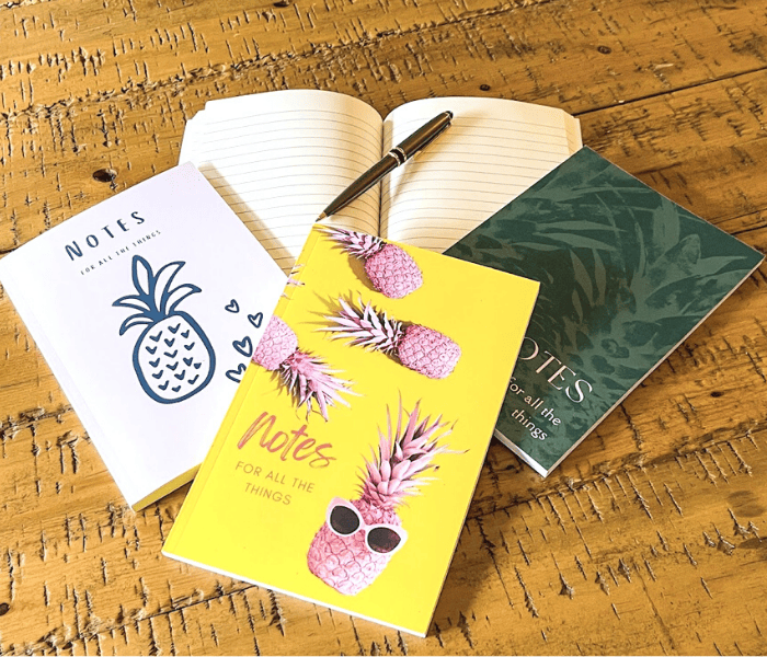 Pineapple Notebook (700 × 600 px)